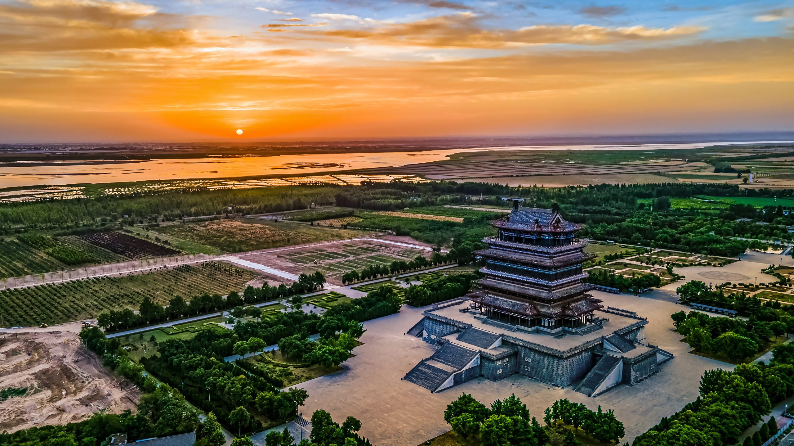 A scenic view of Yuncheng Qingliang Temple Ruicheng