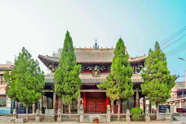 A scenic view of Yuncheng Quanzhang Guandi Temple