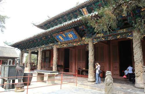 A scenic view of Yuncheng Quanzhang Guandi Temple