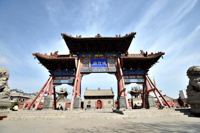 A scenic view of Yuncheng Ruicheng Chenghuang Temple