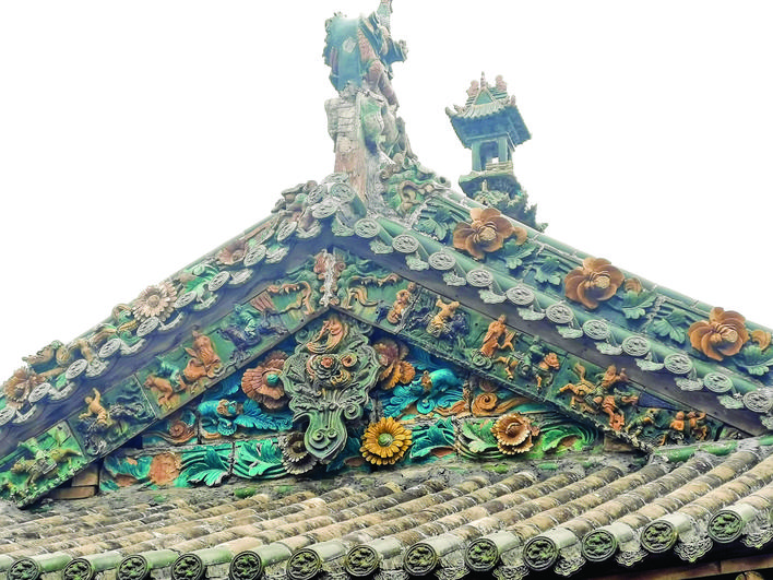 A scenic view of Yuncheng Shangfeng Shengmu Temple
