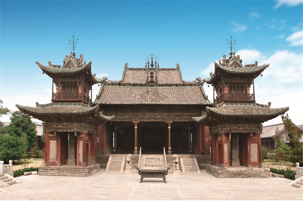 A scenic view of Yuncheng Shangfeng Shengmu Temple