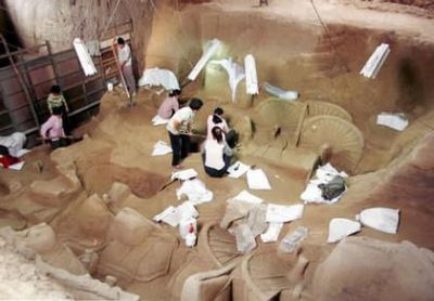 A scenic view of Yuncheng Shangguo City And Qiujiazhuang Tombs