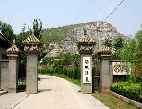 A scenic view of Yuncheng Shanwang Tomb