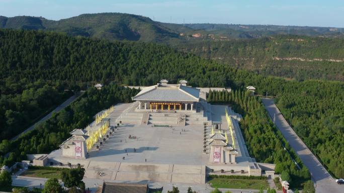 A scenic view of Yuncheng Shundi Ling Miao