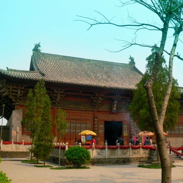 A scenic view of Yuncheng Wanquan Confucian Temple