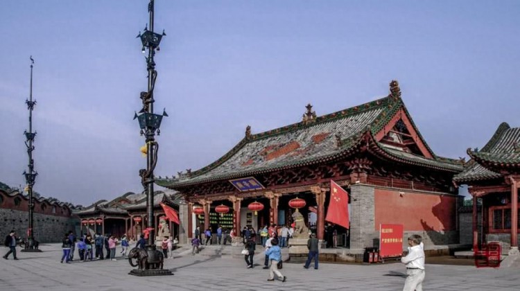 A scenic view of Yuncheng Wanquan Confucian Temple