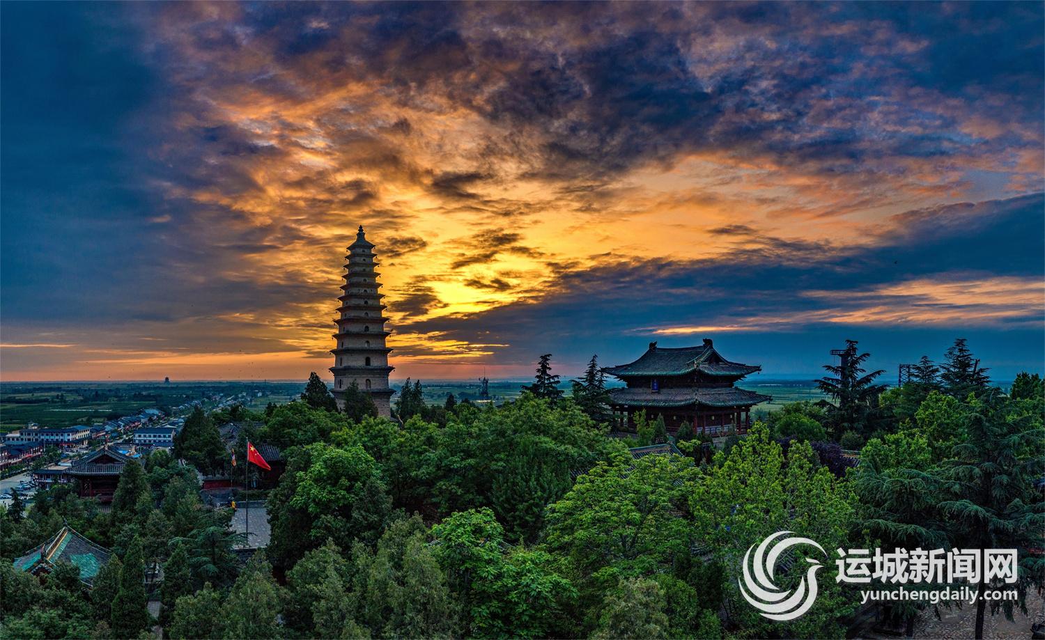 A scenic view of Yuncheng Wanquan Confucian Temple