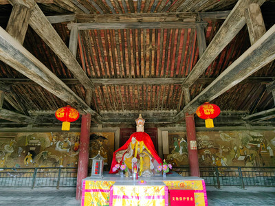 A scenic view of Yuncheng Wanrong Dongyue Temple