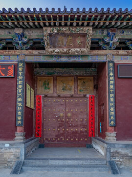 A scenic view of Yuncheng Wanrong Dongyue Temple