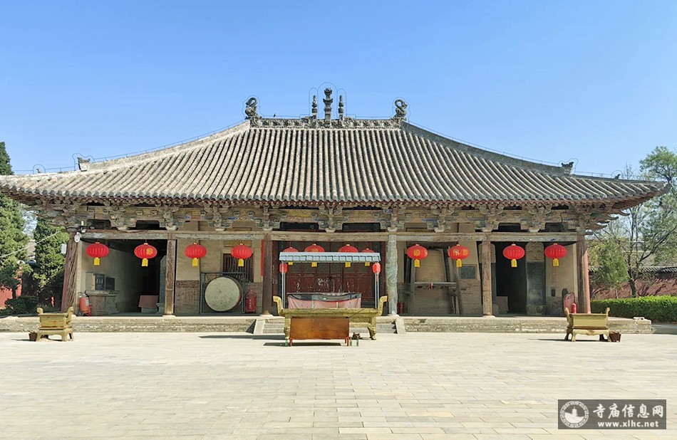 A scenic view of Yuncheng Wanrong Jiwang Temple