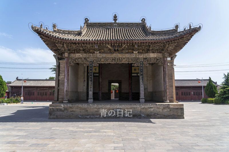 A scenic view of Yuncheng Wanrong Jiwang Temple
