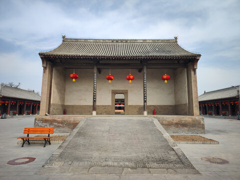 A scenic view of Yuncheng Wanrong Jiwang Temple