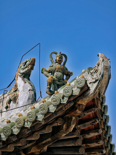 A scenic view of Yuncheng Xiaxian Confucian Temple Hall