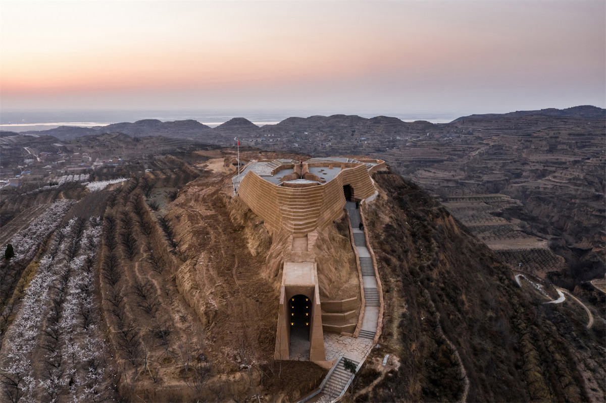 A scenic view of Yuncheng Xihoudu Site