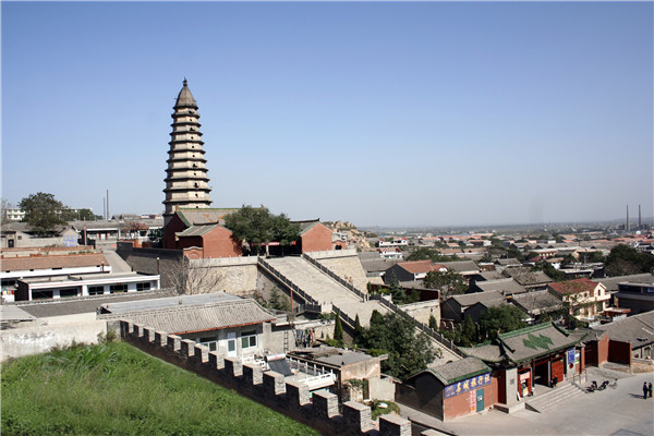 A scenic view of Yuncheng Xinjiang Longxing Temple