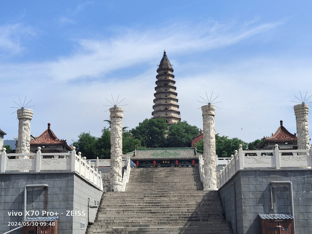 A scenic view of Yuncheng Xinjiang Longxing Temple