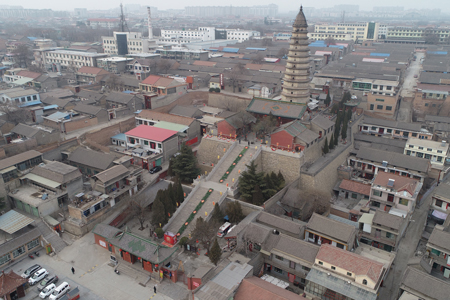 A scenic view of Yuncheng Xinjiang Longxing Temple