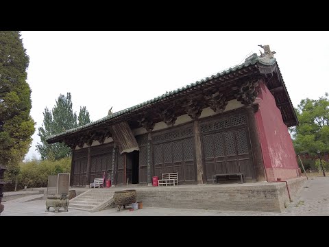 A scenic view of Yuncheng Xinjiang Shousheng Temple Hall