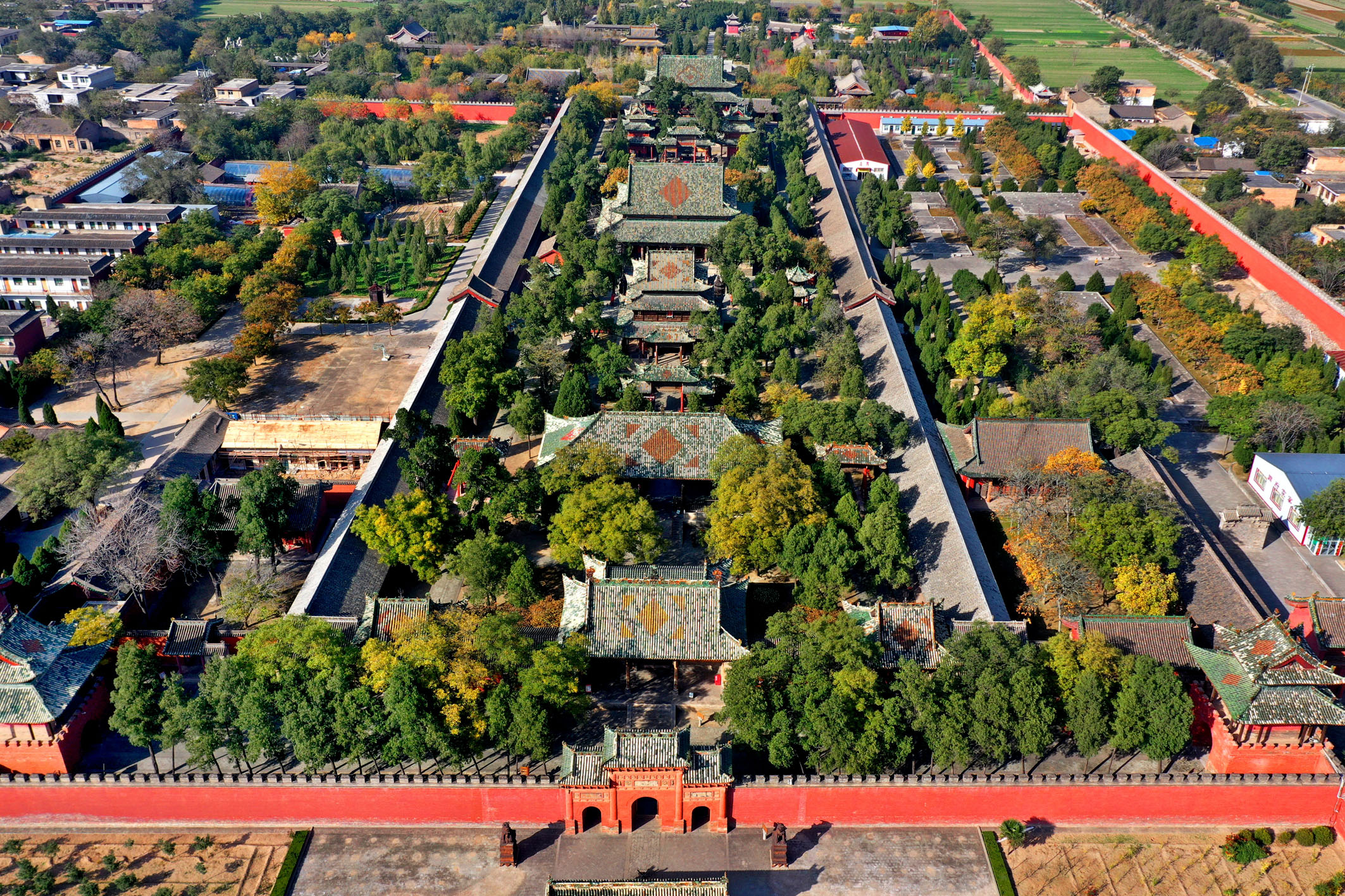 A scenic view of Yuncheng Xiwangcun Site