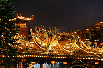 A scenic view of Yuncheng Xuandi Miao