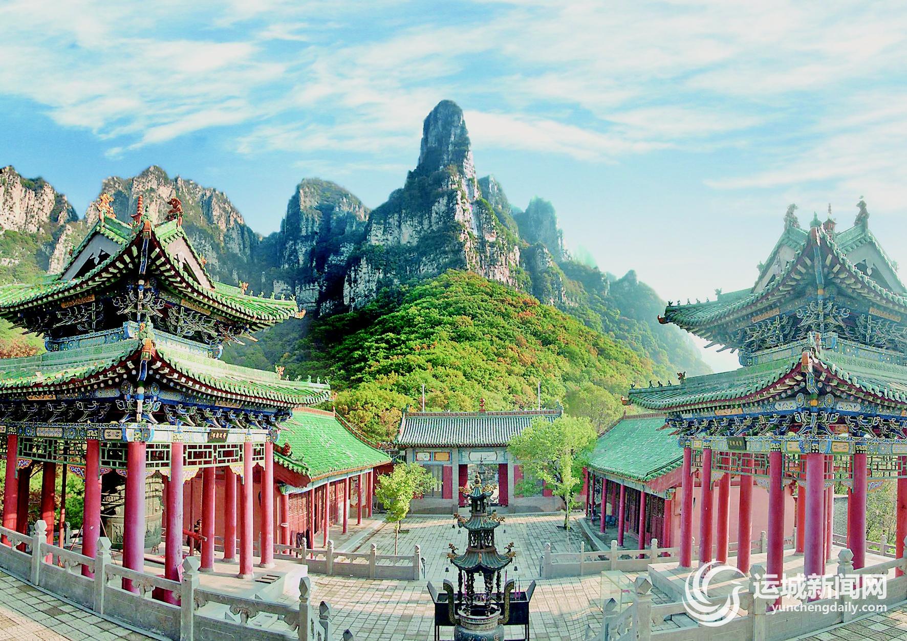 A scenic view of Yuncheng Yishi Gucheng