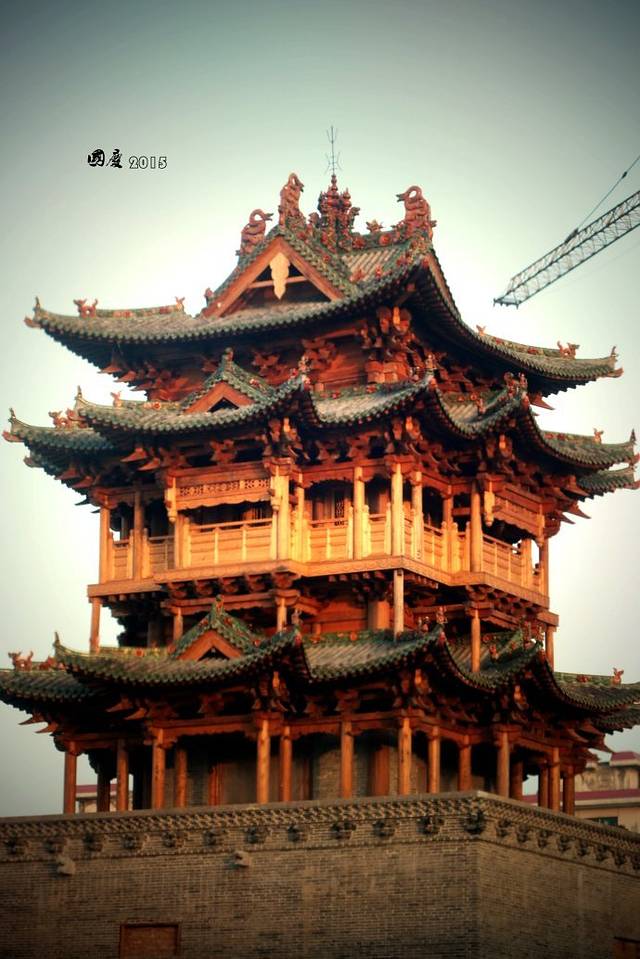 A scenic view of Yuncheng Yongji Bianque Temple