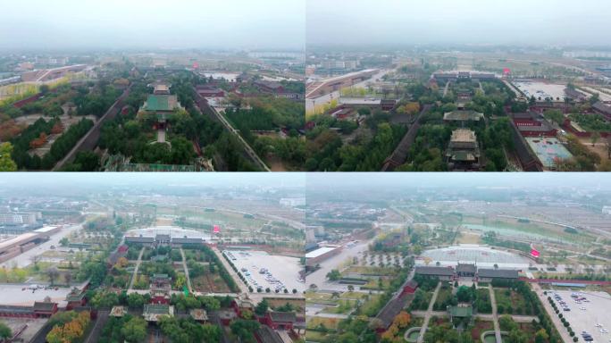A scenic view of Yuncheng Yongji Bianque Temple