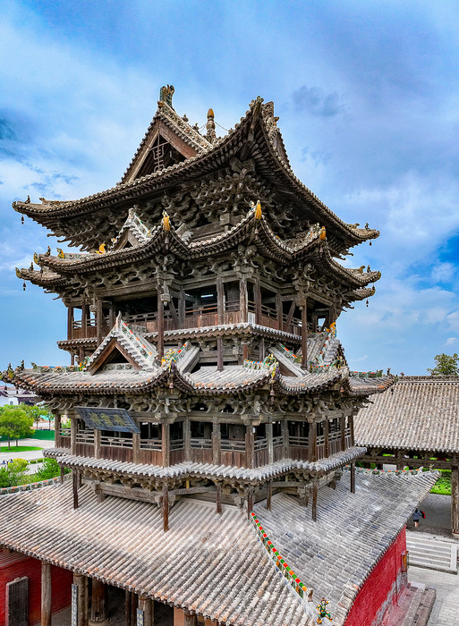 A scenic view of Yuncheng Yongle Palace