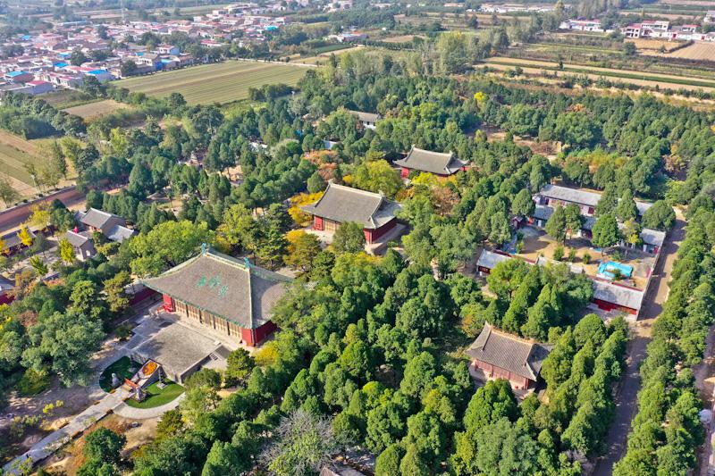 A scenic view of Yuncheng Yongle Palace
