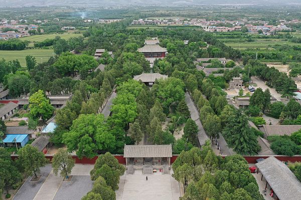 A scenic view of Yuncheng Yongle Palace