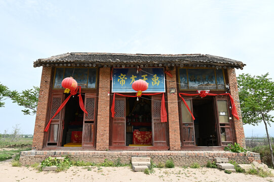 A scenic view of Yuncheng Yu Wang Cheng Ruins