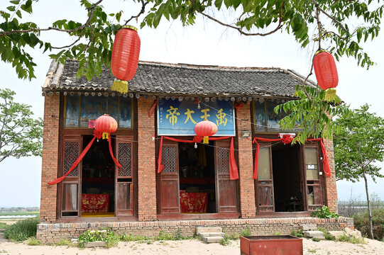 A scenic view of Yuncheng Yu Wang Cheng Ruins