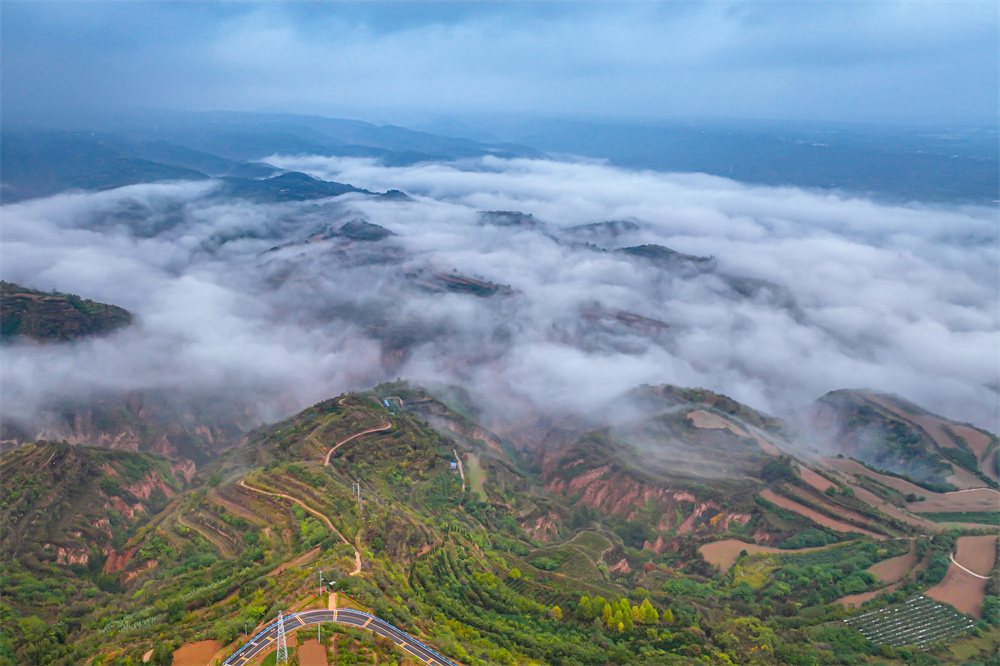 A scenic view of Yuncheng Yubi City Site