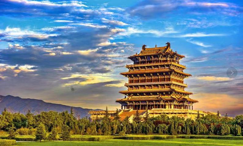 A scenic view of Yuncheng Yuguo Ancient City Site