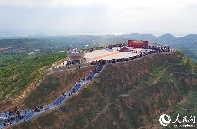 A scenic view of Yuncheng Yuguo Ancient City Site