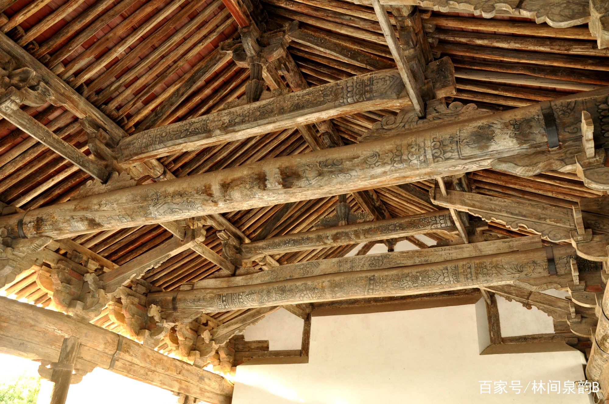 A scenic view of Yuncheng Zhaili Guandi Temple Xiandian