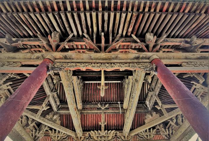 A scenic view of Yuncheng Zhaili Guandi Temple Xiandian