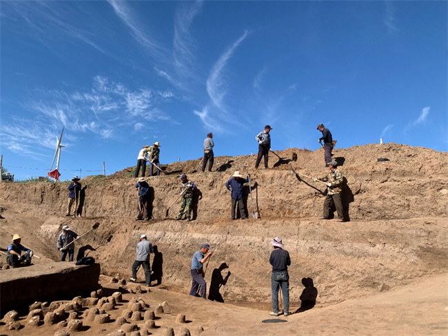 A scenic view of Yuncheng Zhoujiazhuang Site