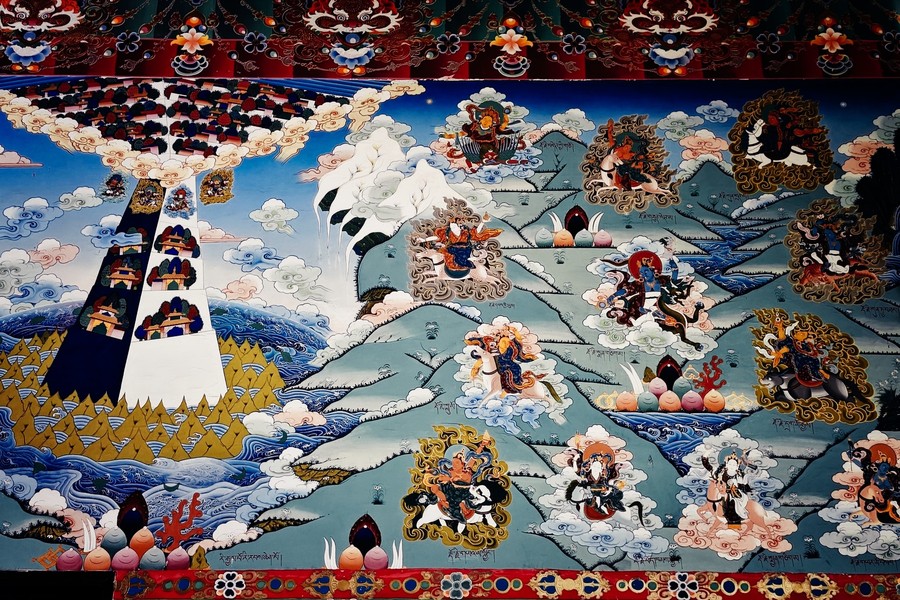 A scenic view of Yushu Beidarirulaifo Shikusi He Lebagou Moya
