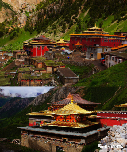 A scenic view of Yushu Gesaer Sanshi Dajiangjun Lingta He Danasi