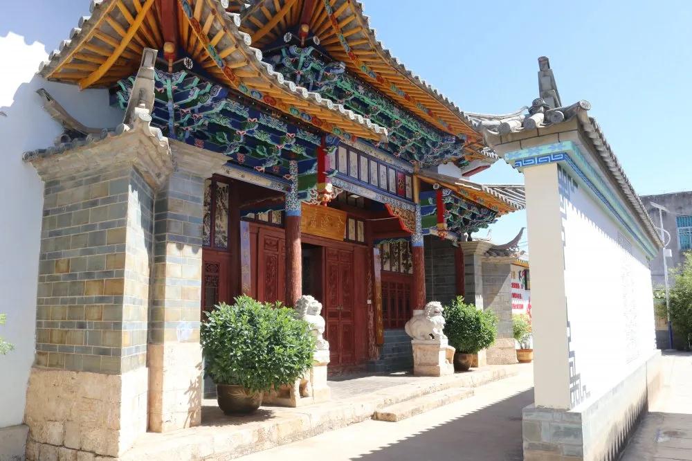 A scenic view of Yuxi Jiangchuan Wenmiao