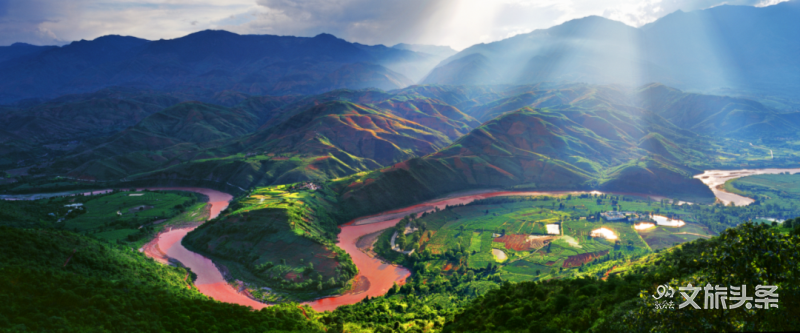 A scenic view of Yuxi Longxi Shizu Zhuangyuan