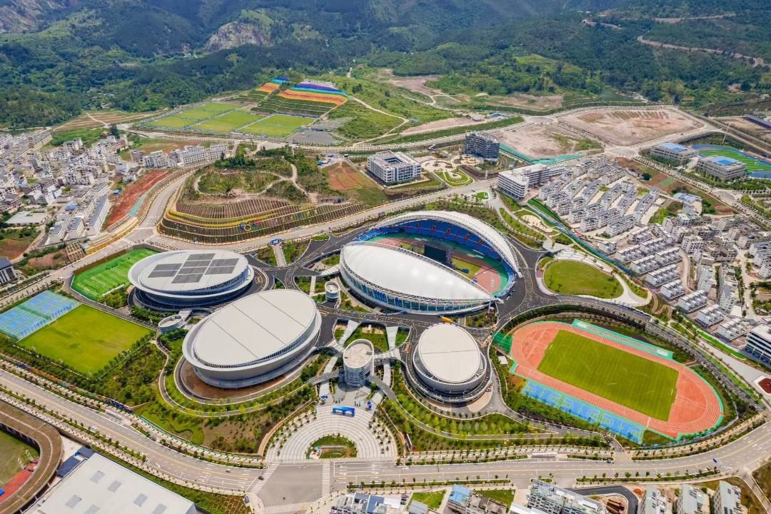 A scenic view of Yuxi Wenxingxiang Shanghao Jiuzhi