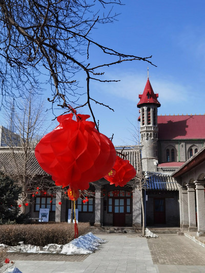A scenic view of Zhangjiakou Chahar Democratic Government Site
