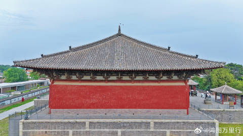 A scenic view of Zhangjiakou Fozhen Sheliluo Niluo Pagoda