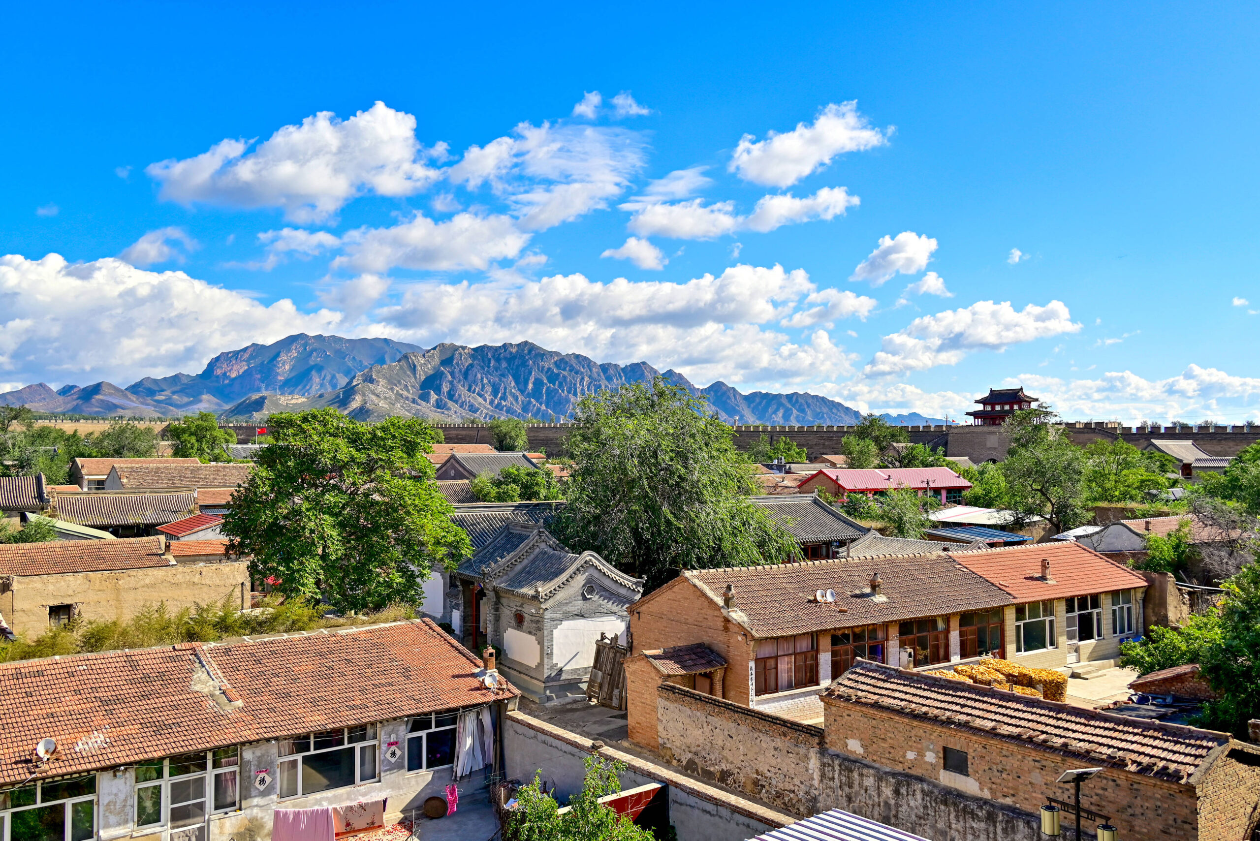 A scenic view of Zhangjiakou Jimingyi Postal Station