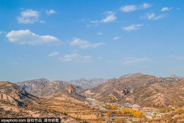A scenic view of Zhangjiakou Jiuliancheng City Site