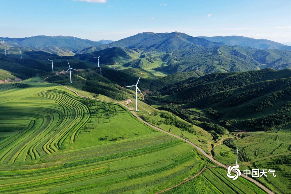 A scenic view of Zhangjiakou Jiuliancheng City Site