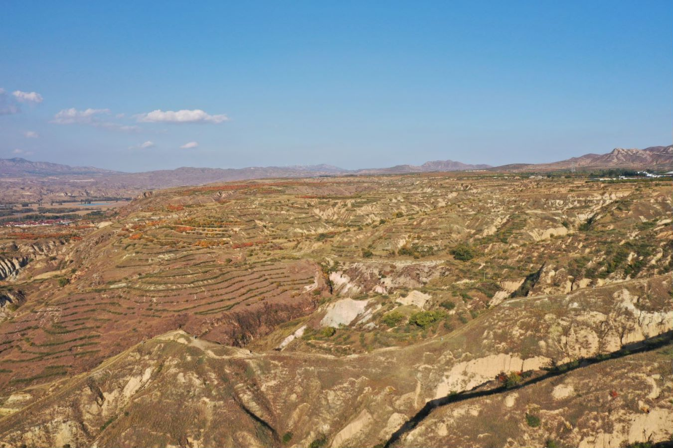A scenic view of Zhangjiakou Nihewan Site Group